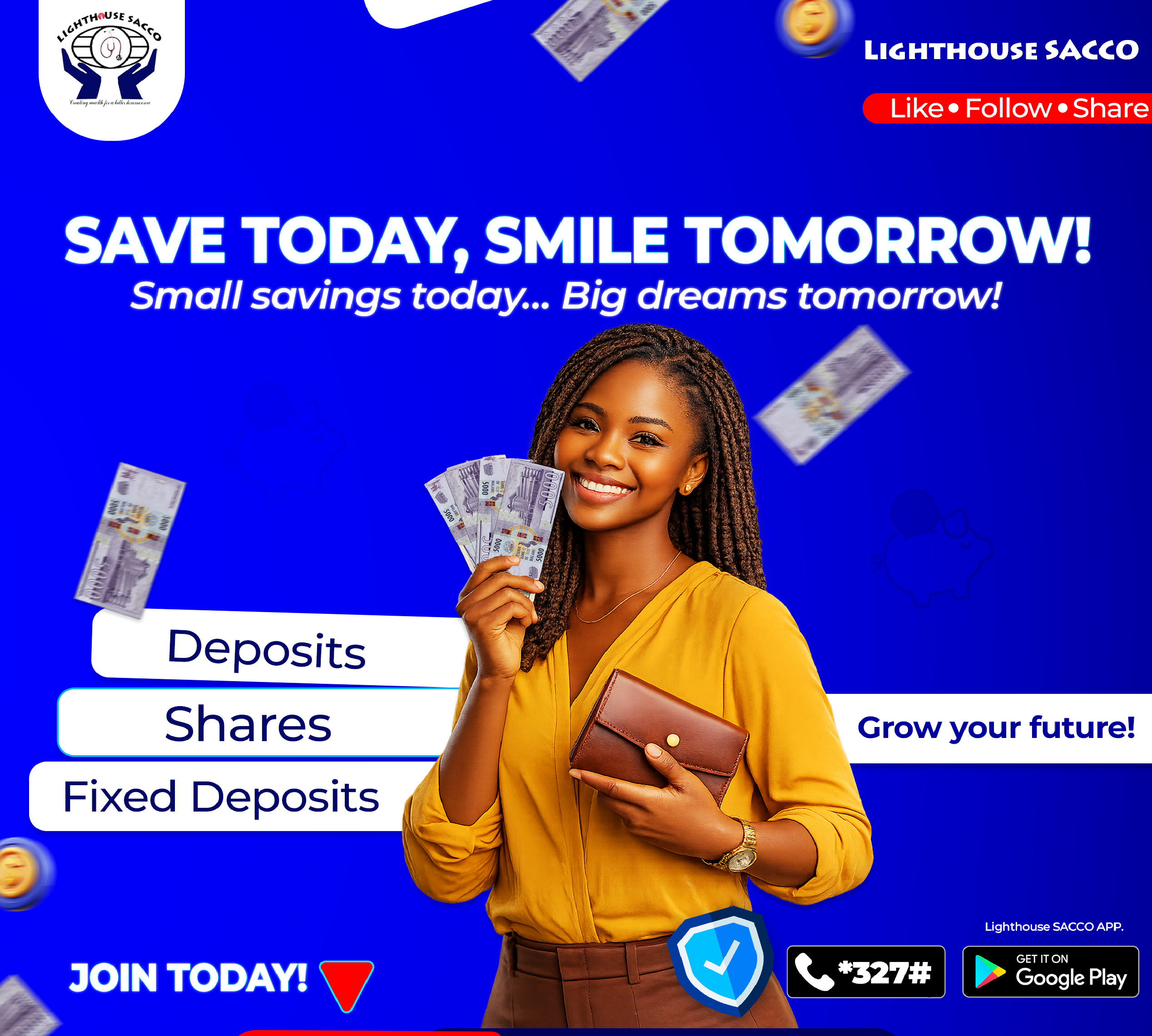 Lighthouse SACCO savings products